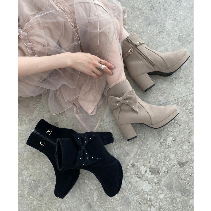 3WAYビジューリボンブーツ | MAJESTIC LEGON  | 詳細画像32 