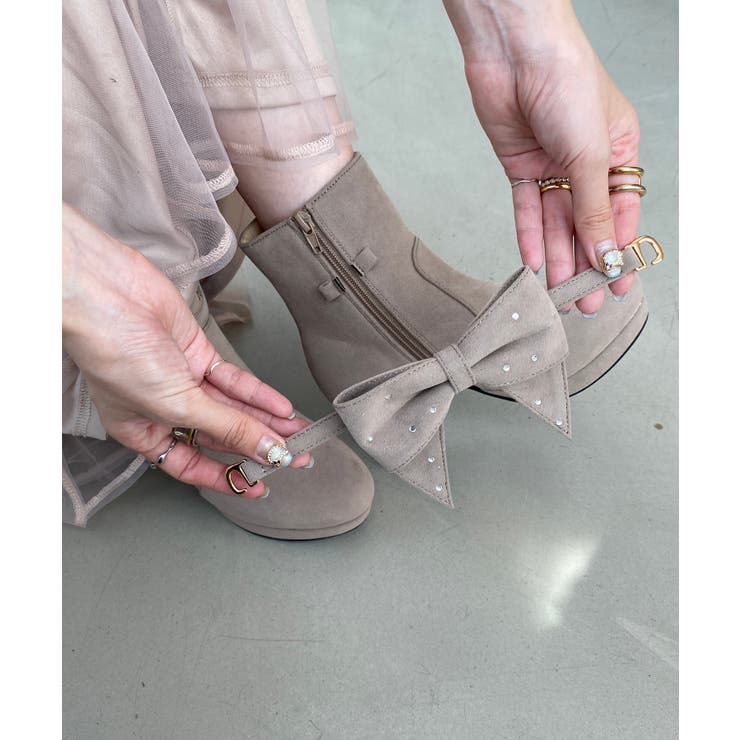 3WAYビジューリボンブーツ | MAJESTIC LEGON  | 詳細画像34 