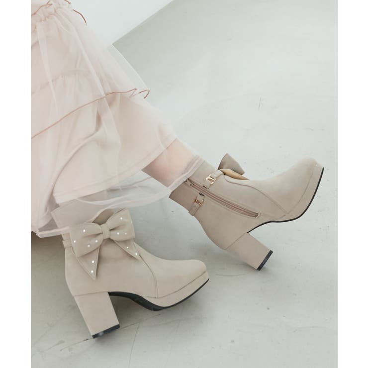 3WAYビジューリボンブーツ | MAJESTIC LEGON  | 詳細画像36 