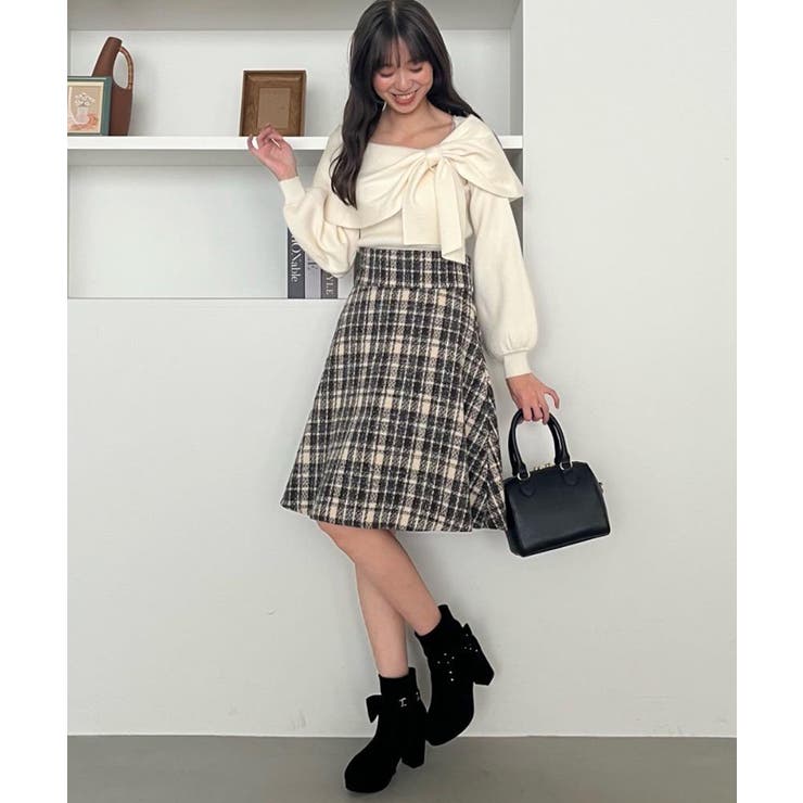 3WAYビジューリボンブーツ | MAJESTIC LEGON  | 詳細画像46 