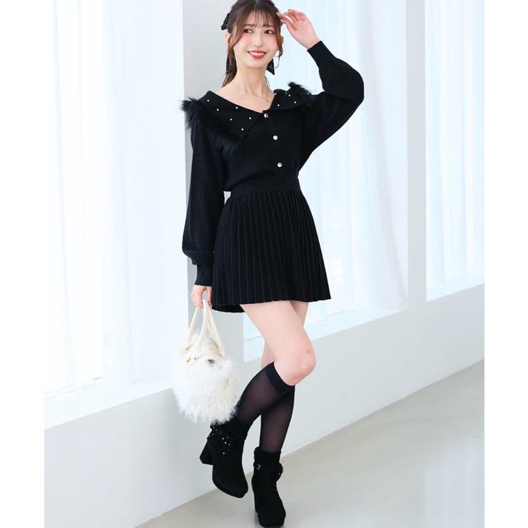 3WAYビジューリボンブーツ | MAJESTIC LEGON  | 詳細画像48 