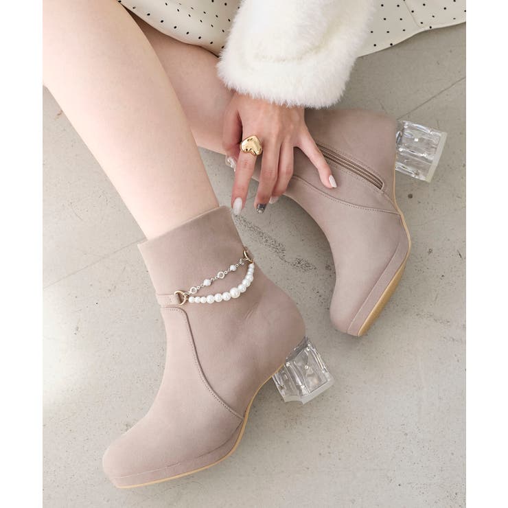 取り外しパールビジューブーツ | MAJESTIC LEGON  | 詳細画像6 