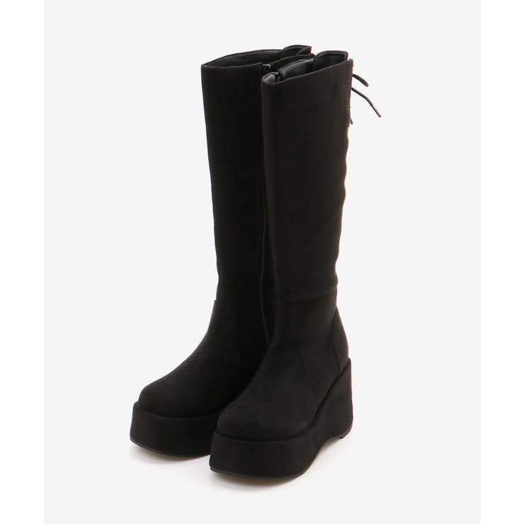 バックリボン厚底ロングブーツ | MAJESTIC LEGON  | 詳細画像19 