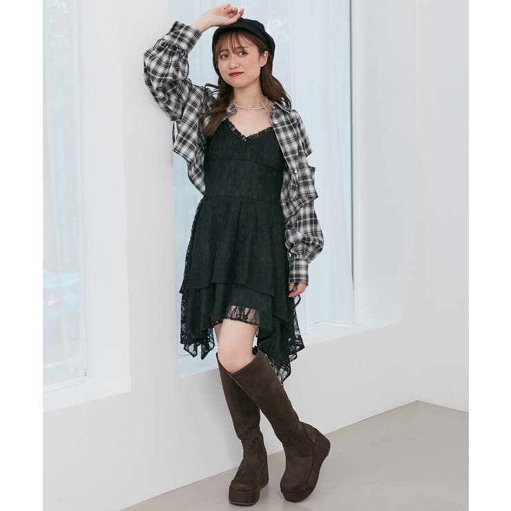 バックリボン厚底ロングブーツ | MAJESTIC LEGON  | 詳細画像4 