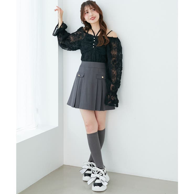 2WAYリボンビジュースニーカー | MAJESTIC LEGON  | 詳細画像13 