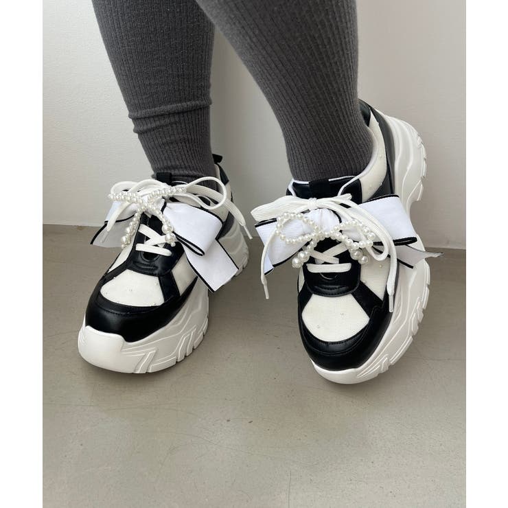 2WAYリボンビジュースニーカー | MAJESTIC LEGON  | 詳細画像18 