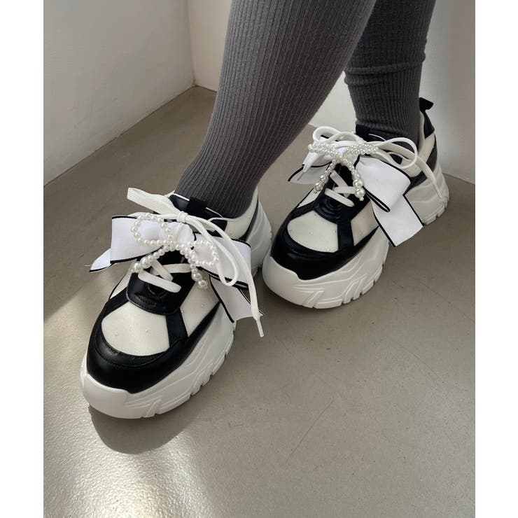 2WAYリボンビジュースニーカー | MAJESTIC LEGON  | 詳細画像19 