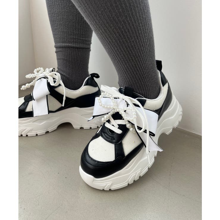 2WAYリボンビジュースニーカー | MAJESTIC LEGON  | 詳細画像20 