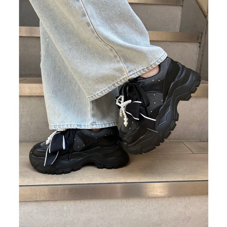 2WAYリボンビジュースニーカー | MAJESTIC LEGON  | 詳細画像24 