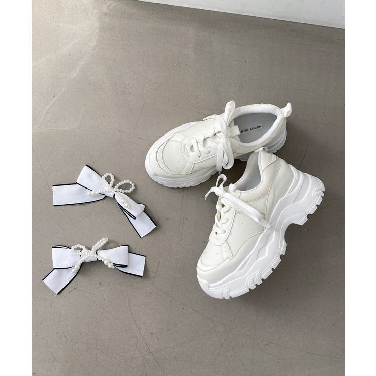 2WAYリボンビジュースニーカー | MAJESTIC LEGON  | 詳細画像26 