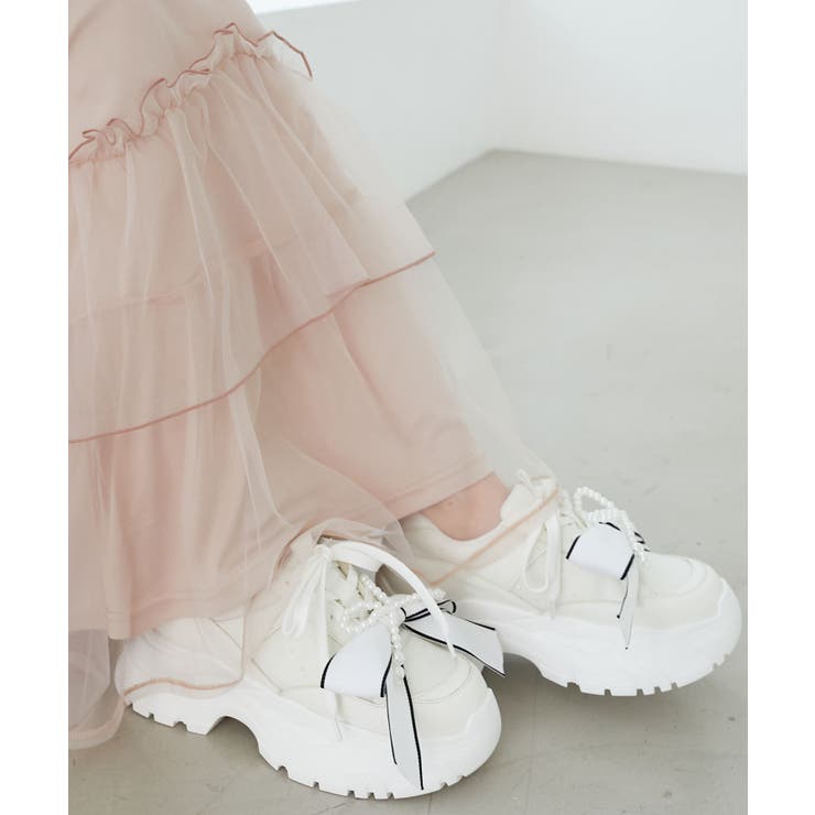 2WAYリボンビジュースニーカー | MAJESTIC LEGON  | 詳細画像5 