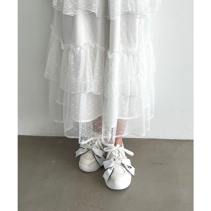 2WAYリボンビジュースニーカー | MAJESTIC LEGON  | 詳細画像8 