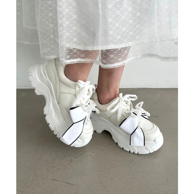 2WAYリボンビジュースニーカー | MAJESTIC LEGON  | 詳細画像9 