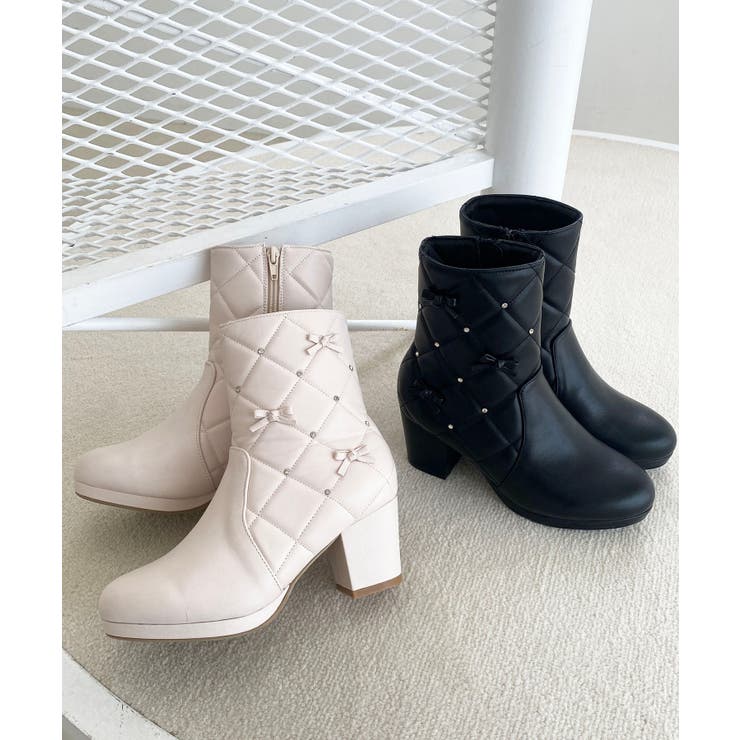 キルティングビジューリボンブーツ | MAJESTIC LEGON  | 詳細画像21 