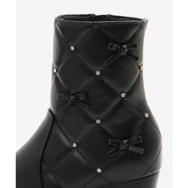 キルティングビジューリボンブーツ | MAJESTIC LEGON  | 詳細画像30 