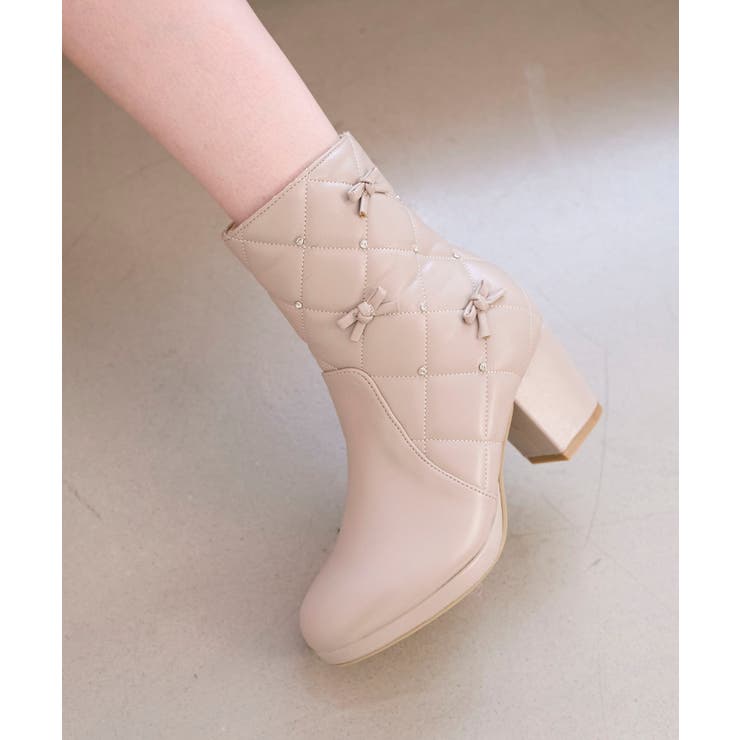 キルティングビジューリボンブーツ | MAJESTIC LEGON  | 詳細画像5 