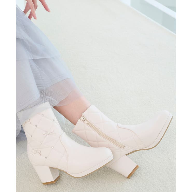 キルティングビジューリボンブーツ | MAJESTIC LEGON  | 詳細画像9 