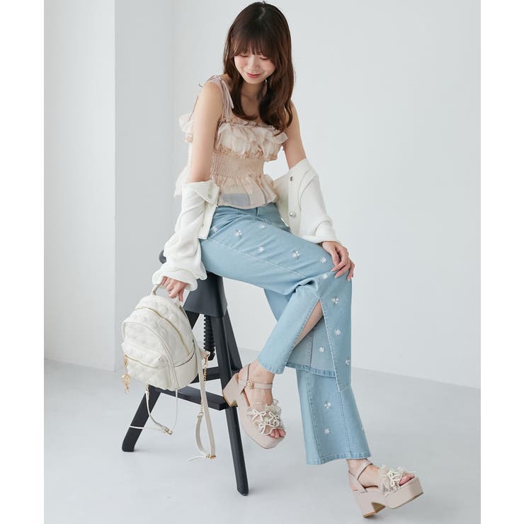 チャームセットキルティングリュック | MAJESTIC LEGON  | 詳細画像2 