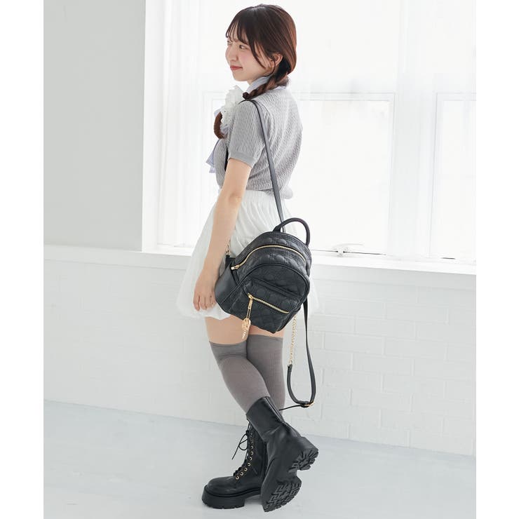 チャームセットキルティングリュック | MAJESTIC LEGON  | 詳細画像5 