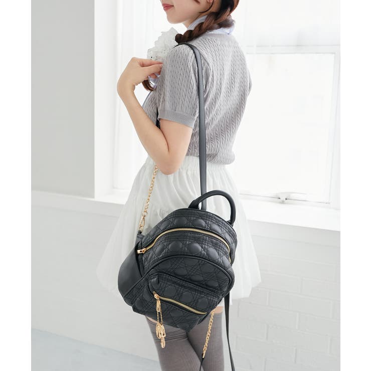 チャームセットキルティングリュック | MAJESTIC LEGON  | 詳細画像6 