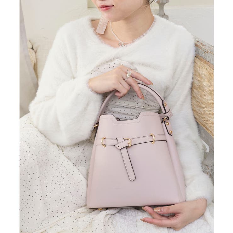 ピンク | ノットベルトショルダーバッグ | MAJESTIC LEGON 