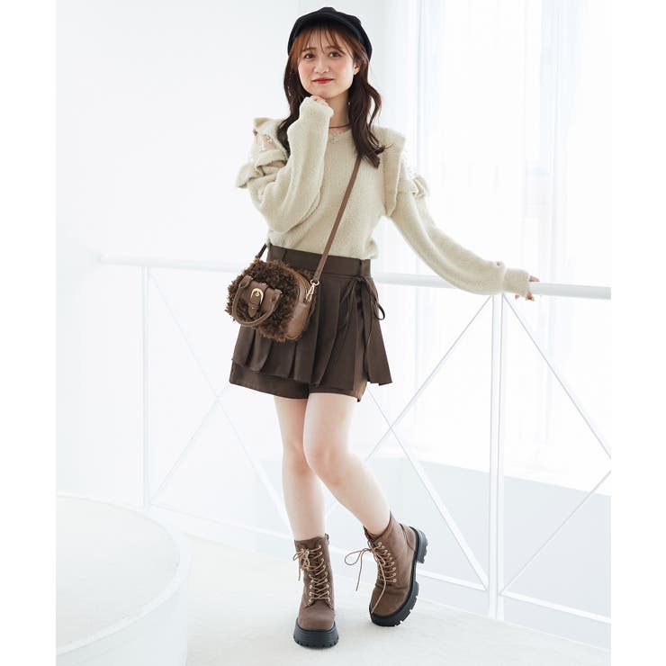 プードルボアミニショルダーバッグ | MAJESTIC LEGON  | 詳細画像9 