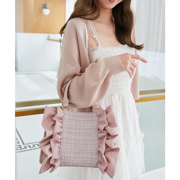 ツイードフリルショルダーバッグ | MAJESTIC LEGON  | 詳細画像10 