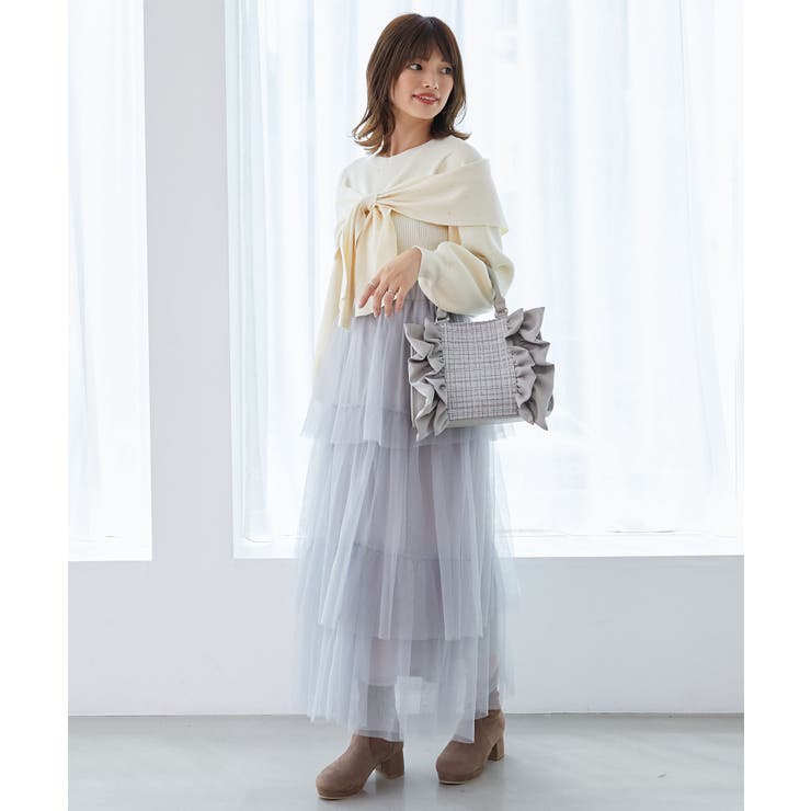 ツイードフリルショルダーバッグ | MAJESTIC LEGON  | 詳細画像11 