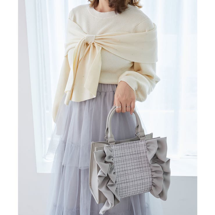 ツイードフリルショルダーバッグ | MAJESTIC LEGON  | 詳細画像12 