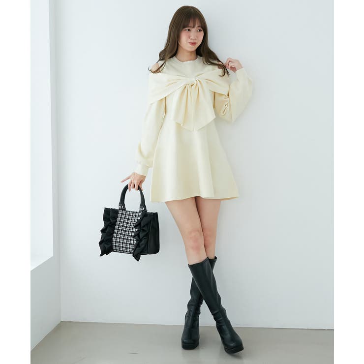 ツイードフリルショルダーバッグ | MAJESTIC LEGON  | 詳細画像14 