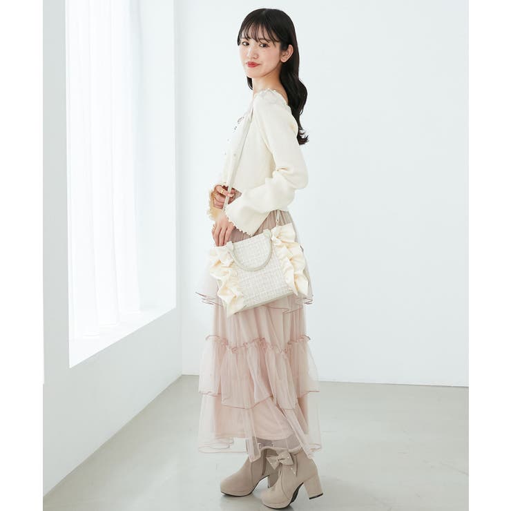 ツイードフリルショルダーバッグ | MAJESTIC LEGON  | 詳細画像5 