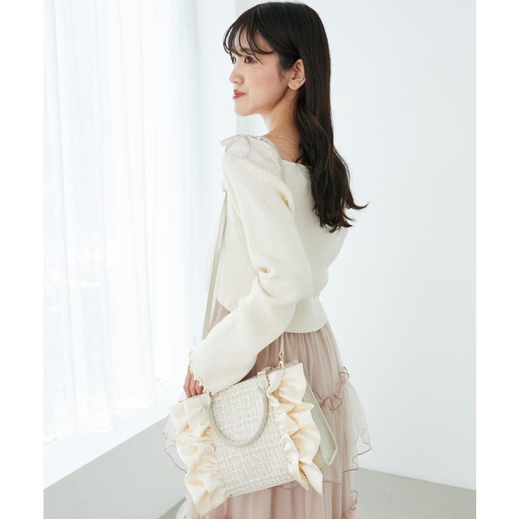 ツイードフリルショルダーバッグ | MAJESTIC LEGON  | 詳細画像6 