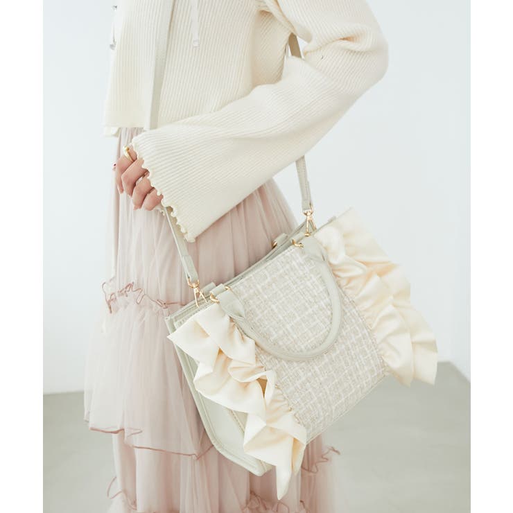 ツイードフリルショルダーバッグ | MAJESTIC LEGON  | 詳細画像7 