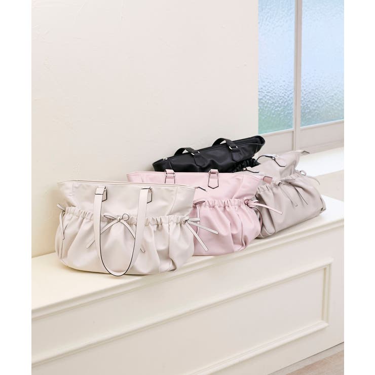 ギャザーリボントートバッグ | MAJESTIC LEGON  | 詳細画像21 