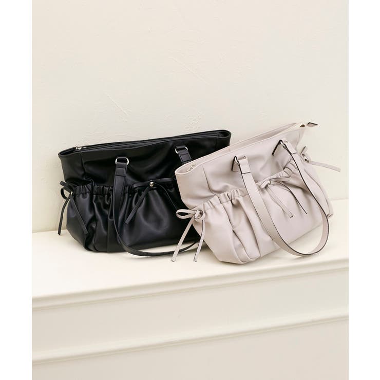 ギャザーリボントートバッグ | MAJESTIC LEGON  | 詳細画像22 