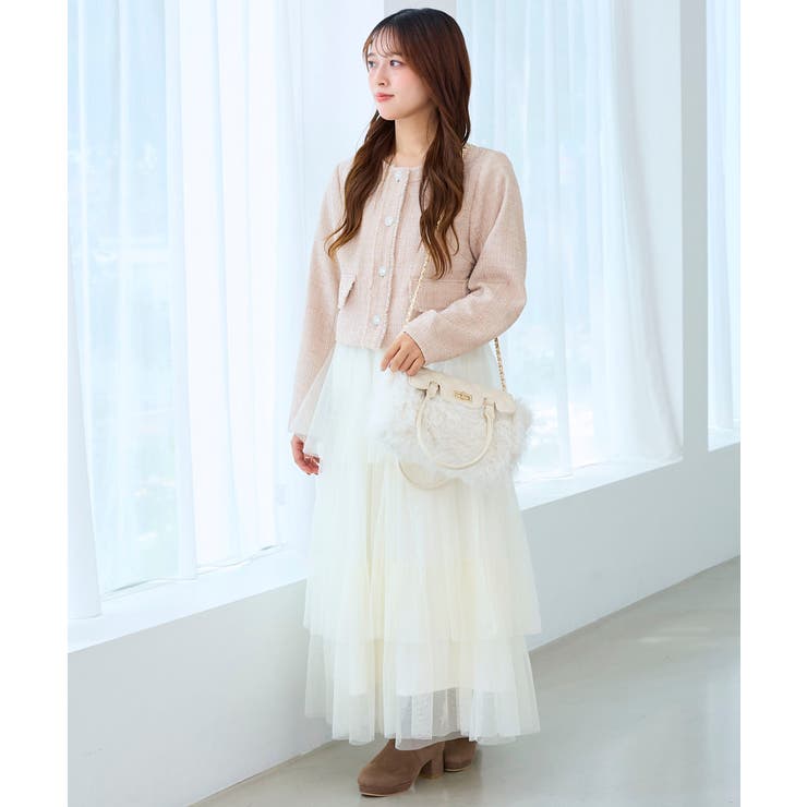 キルティングフラップファーバッグ | MAJESTIC LEGON  | 詳細画像3 