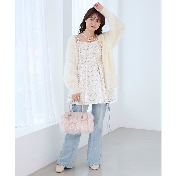 キルティングフラップファーバッグ | MAJESTIC LEGON  | 詳細画像6 