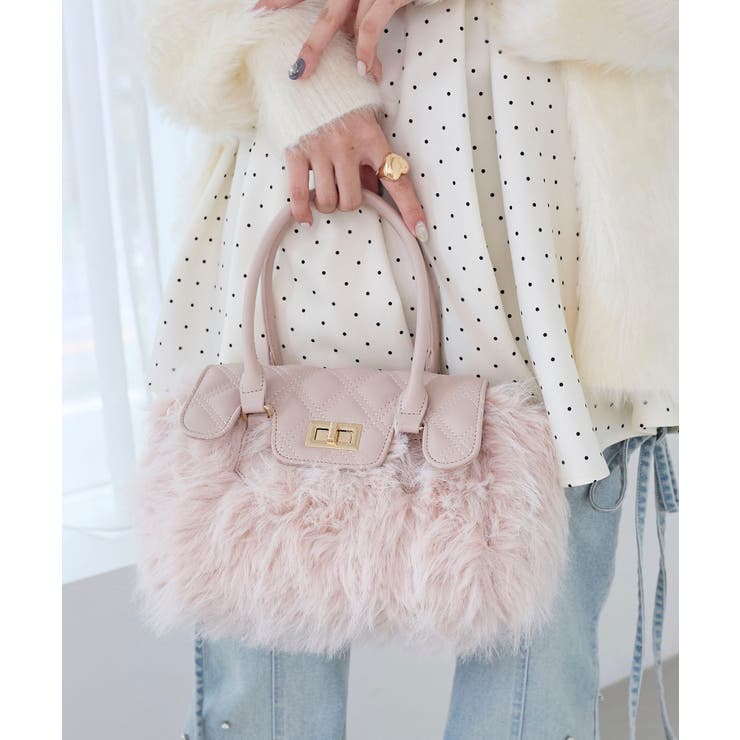 キルティングフラップファーバッグ | MAJESTIC LEGON  | 詳細画像7 