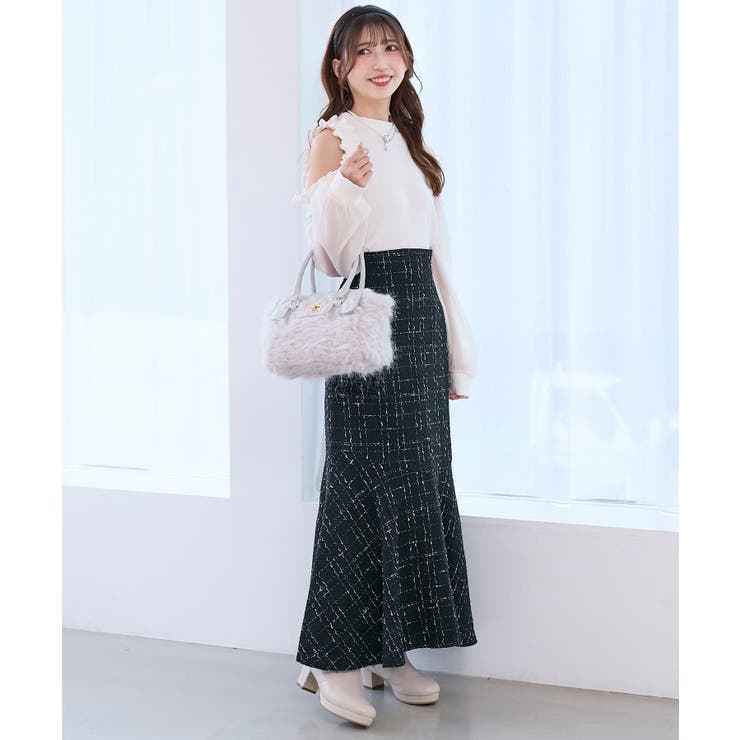 キルティングフラップファーバッグ | MAJESTIC LEGON  | 詳細画像8 