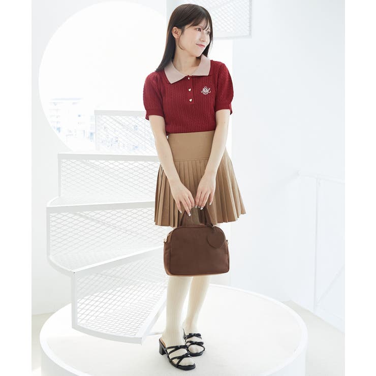 ハートチャームセットスクエアボストン | MAJESTIC LEGON  | 詳細画像11 