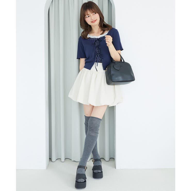 ハートチャームセットスクエアボストン | MAJESTIC LEGON  | 詳細画像13 