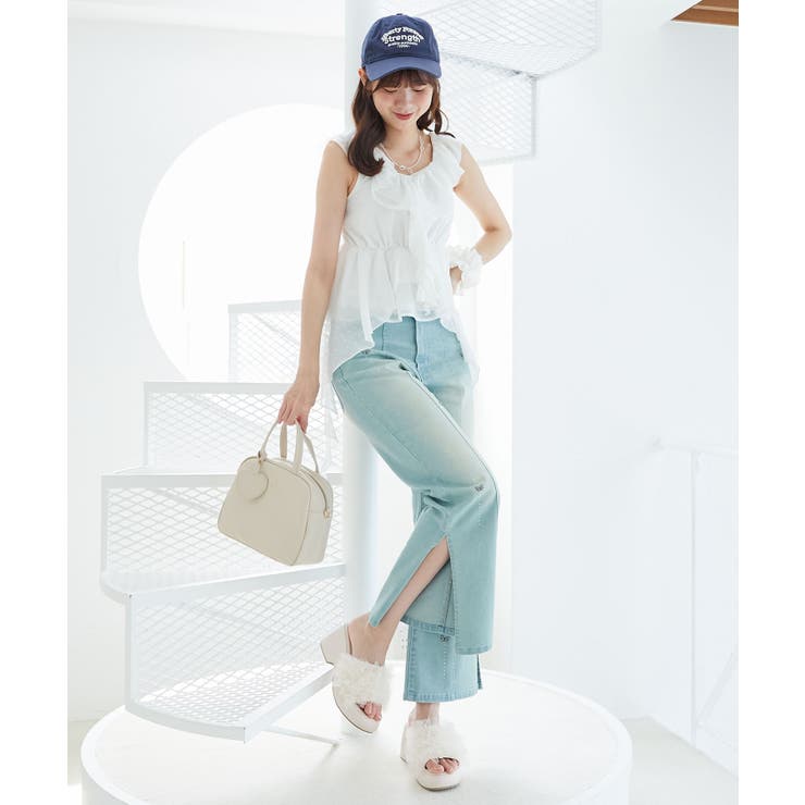 ハートチャームセットスクエアボストン | MAJESTIC LEGON  | 詳細画像3 