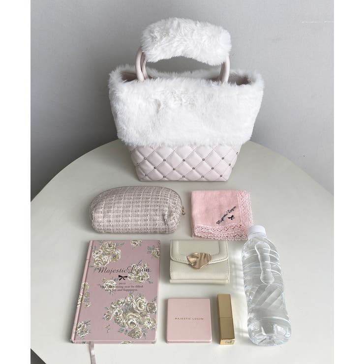 キルティングビジューファーバッグ | MAJESTIC LEGON  | 詳細画像11 