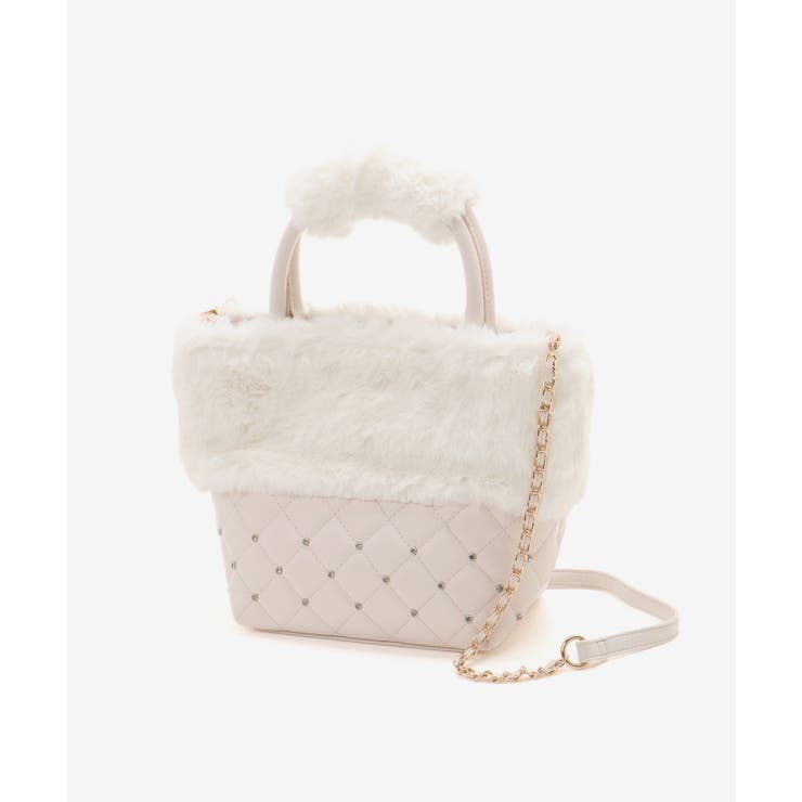 キルティングビジューファーバッグ | MAJESTIC LEGON  | 詳細画像12 