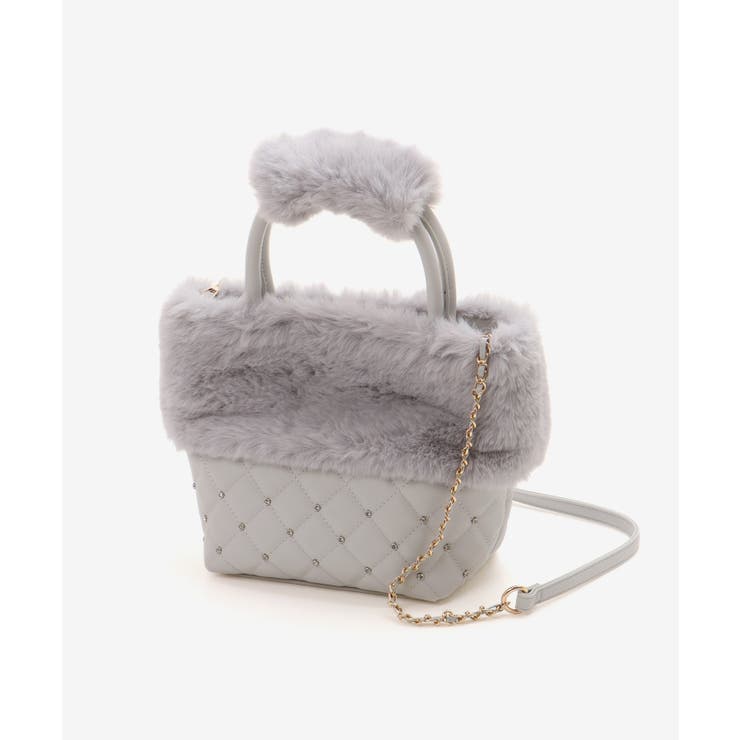 キルティングビジューファーバッグ | MAJESTIC LEGON  | 詳細画像14 