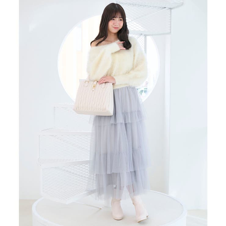 クラシカルスクエアミディバッグ | MAJESTIC LEGON  | 詳細画像4 