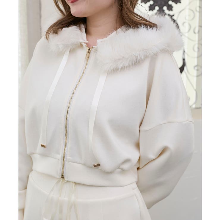 2wayフェイクファーラメパーカー | MAJESTIC LEGON  | 詳細画像13 