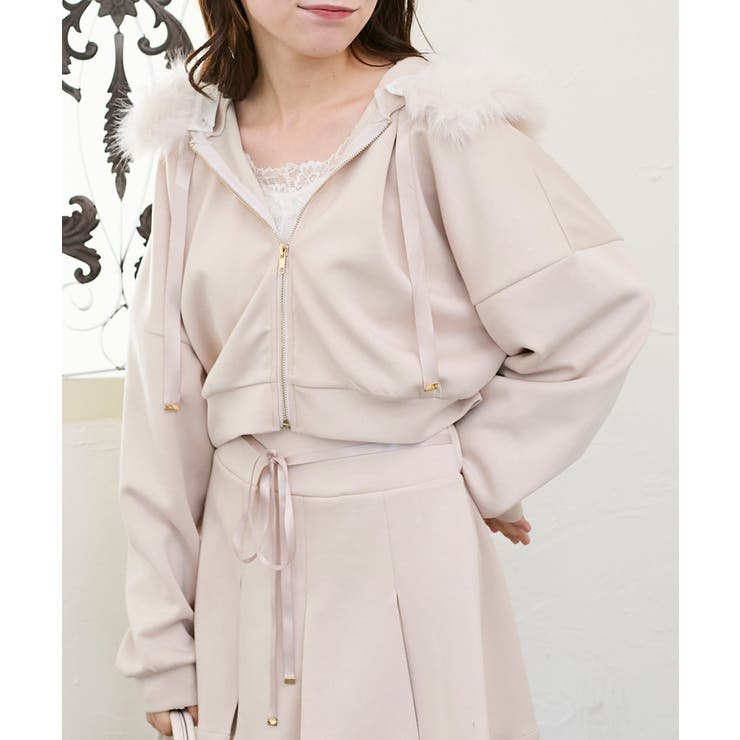 2wayフェイクファーラメパーカー | MAJESTIC LEGON  | 詳細画像18 