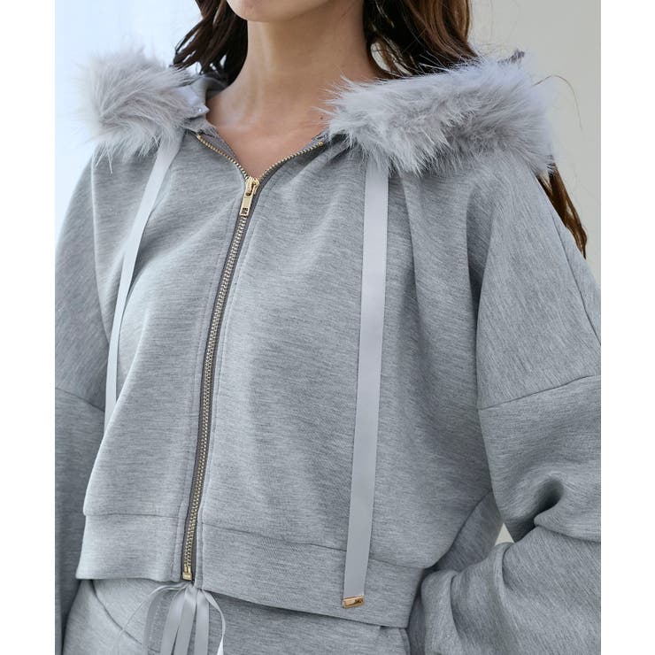 2wayフェイクファーラメパーカー | MAJESTIC LEGON  | 詳細画像30 