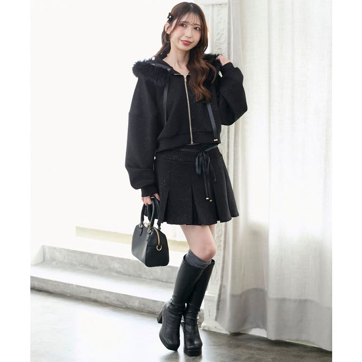 2wayフェイクファーラメパーカー | MAJESTIC LEGON  | 詳細画像32 